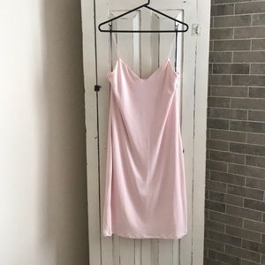 Volcom Mojo Dojo Slip Dress in Light Pink Size 12